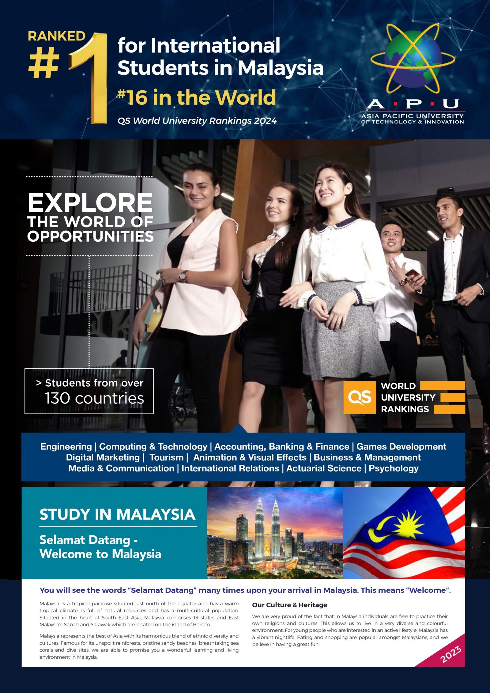 Asia Pacific University Malysia General Info