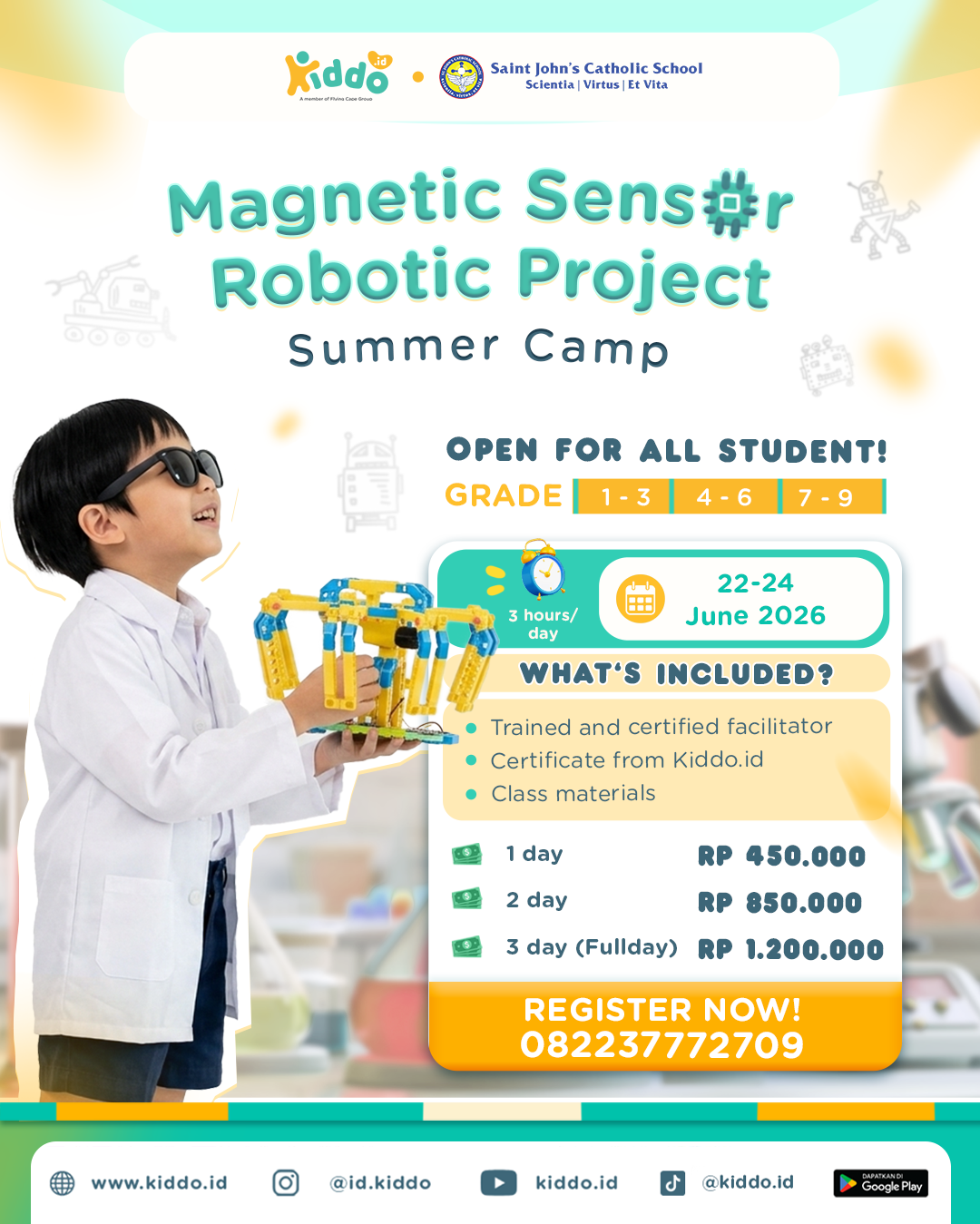 SUMMER CAMP SAINT JHON 2026 - Robotics SUMMER CAMP SAINT JHON 2026 - Robotics